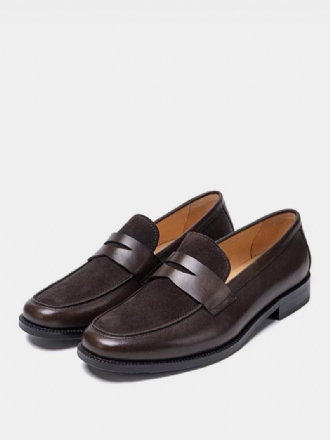 Ανδρικά Pu Δερμάτινα Παπούτσια Loafer Slip On Prom Γαμήλια