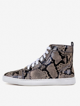 Ανδρικά Snakeskin High Top Sneakers Παπούτσια Skateboard