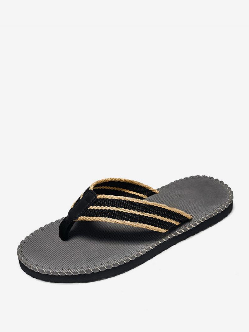 Ανδρικά Πέδιλα Slip-on Pu Δερμάτινη Σόλα Eva - Γκρι