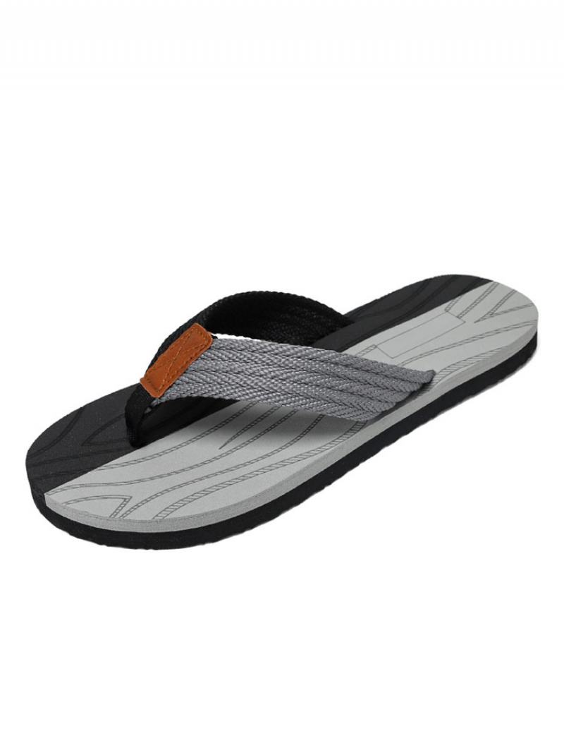 Ανδρικά Πέδιλα Slip-on Pvc Άνω Σόλα Eva - Γκρι