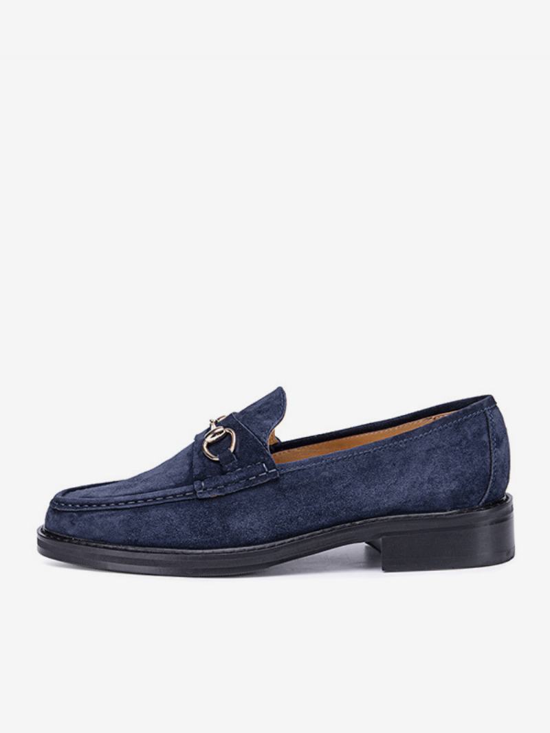 Ανδρικά Παιδικά Skin Slip-on Loafer Prom Γαμήλια Παπούτσια - Μπλε