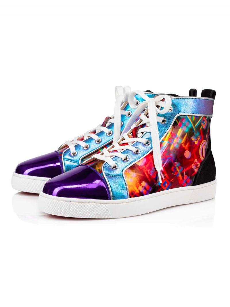 Ανδρικά Παπούτσια Laser Art High Top Sneakers Prom Party