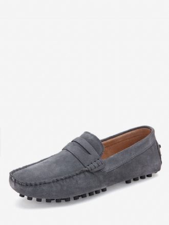 Ανδρικά Παπούτσια Loafer Slip-on Monk Strap Στρογγυλό Δέρμα Σουέτ