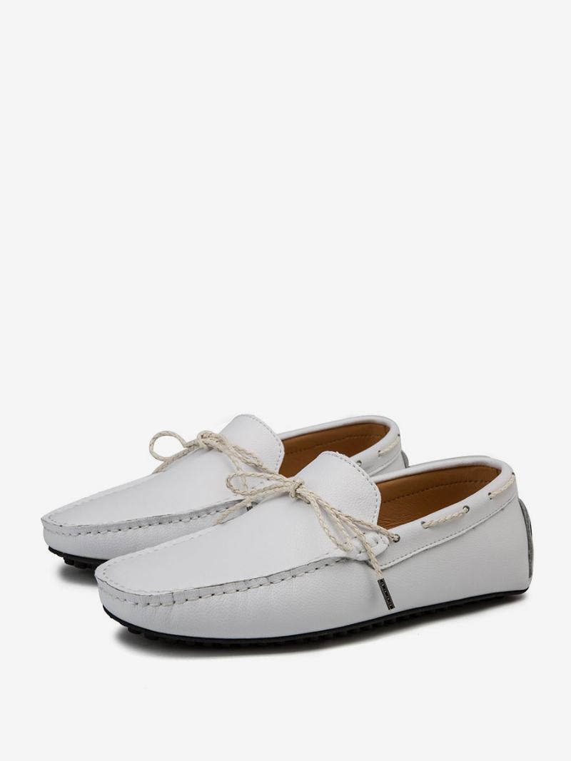 Ανδρικά Παπούτσια Loafer Slip-on Round Toe Δέρμα Pu - Μπεζ