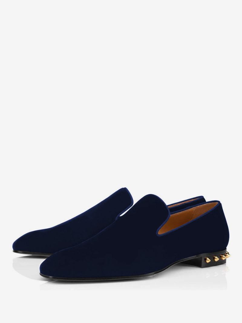 Ανδρικά Παπούτσια Loafer Με Slip-on - Dark Navy