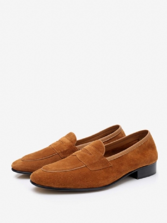 Ανδρικά Παπούτσια Γάμου Loafer Cowhide Slip-on Prom