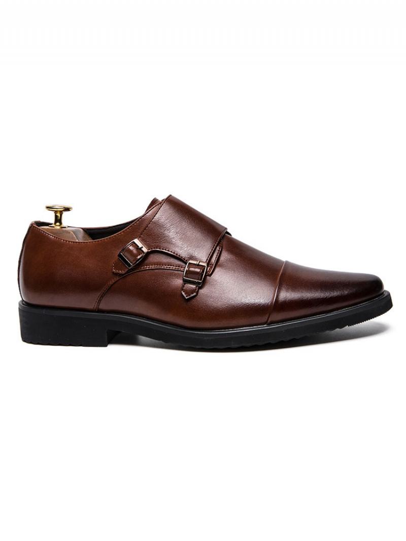 Ανδρικά Παπούτσια Φόρεμα Monk Strap - Καφέ Καφέ