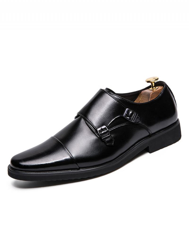 Ανδρικά Παπούτσια Φόρεμα Monk Strap - Μαύρο