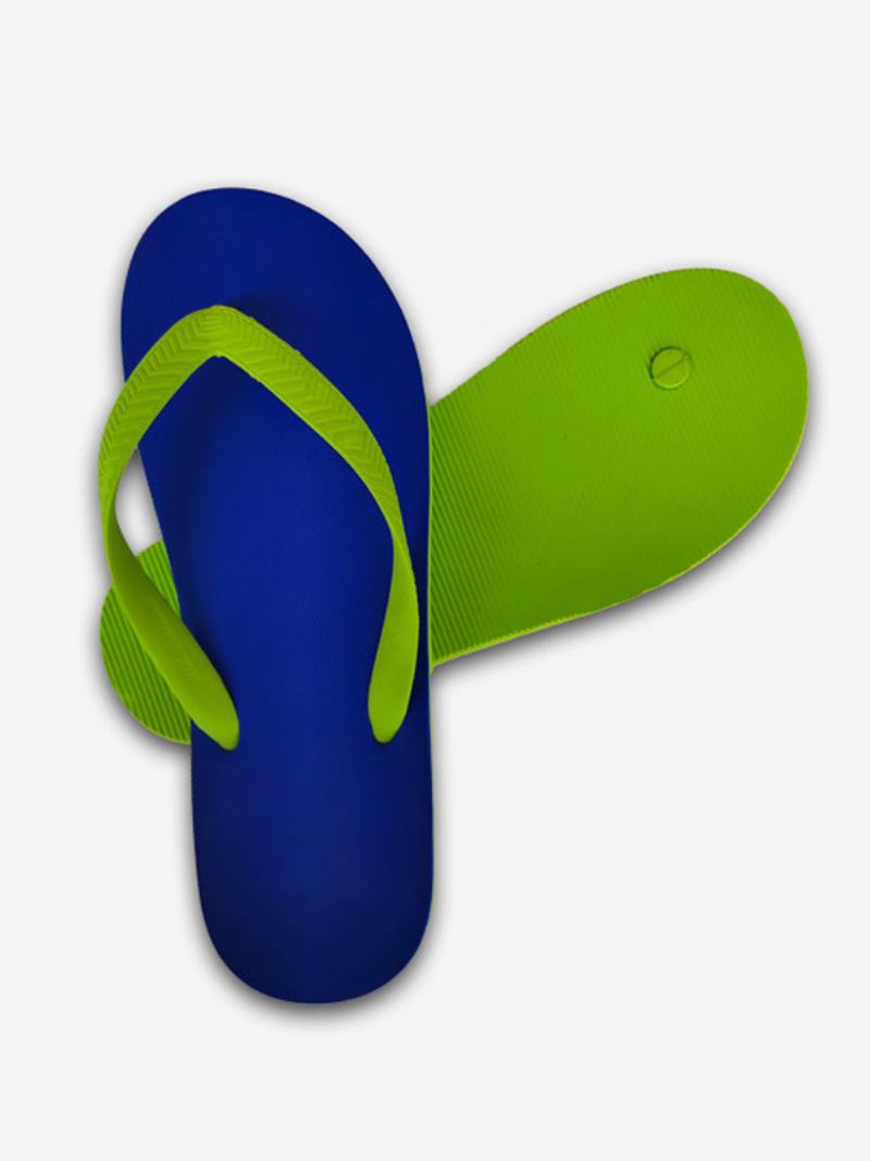 Ανδρικά Σανδάλια Slip-on Color Block Slippers - Μπλε