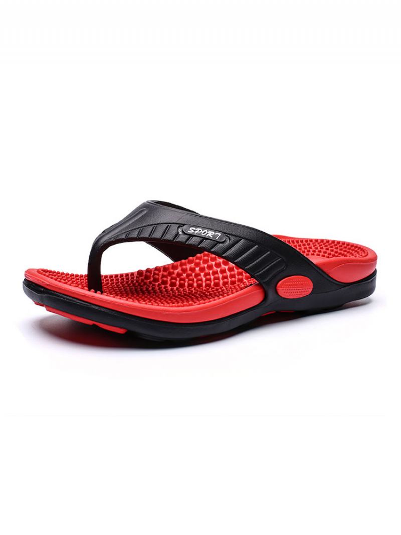 Ανδρικά Σανδάλια Slip-on Pvc Άνω Σόλα Eva - Κόκκινο