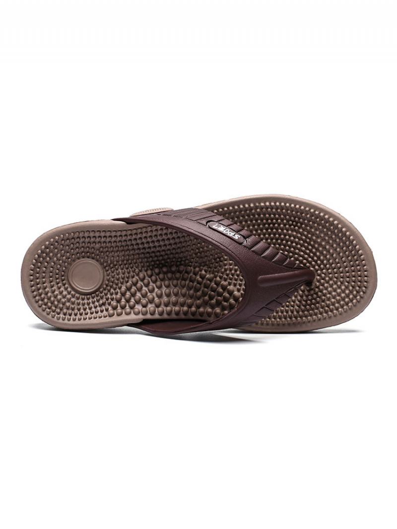 Ανδρικά Σανδάλια Slip-on Pvc Άνω Σόλα Eva - Χακί