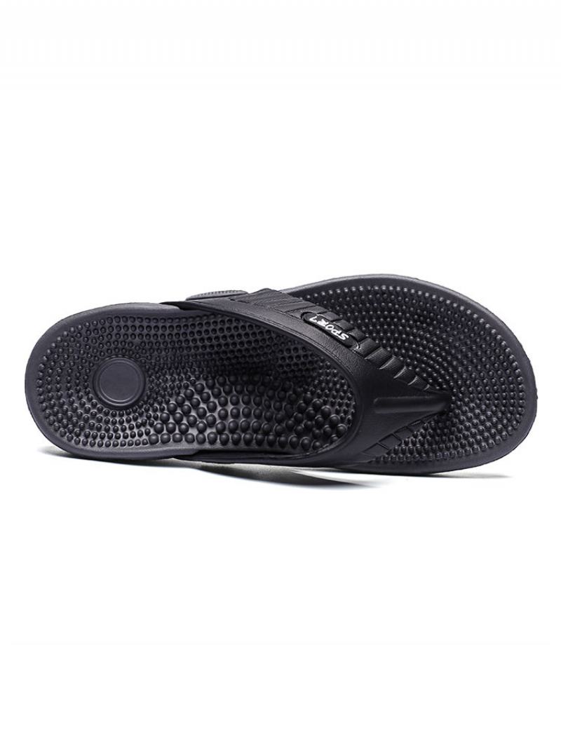 Ανδρικά Σανδάλια Slip-on Pvc Άνω Σόλα Eva - Μαύρο