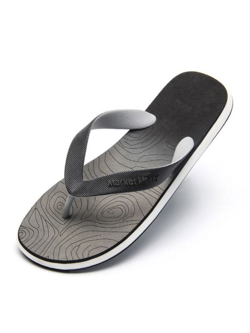 Ανδρικά Σανδάλια Slip-on Pvc Άνω Σόλα Eva - Γκρι