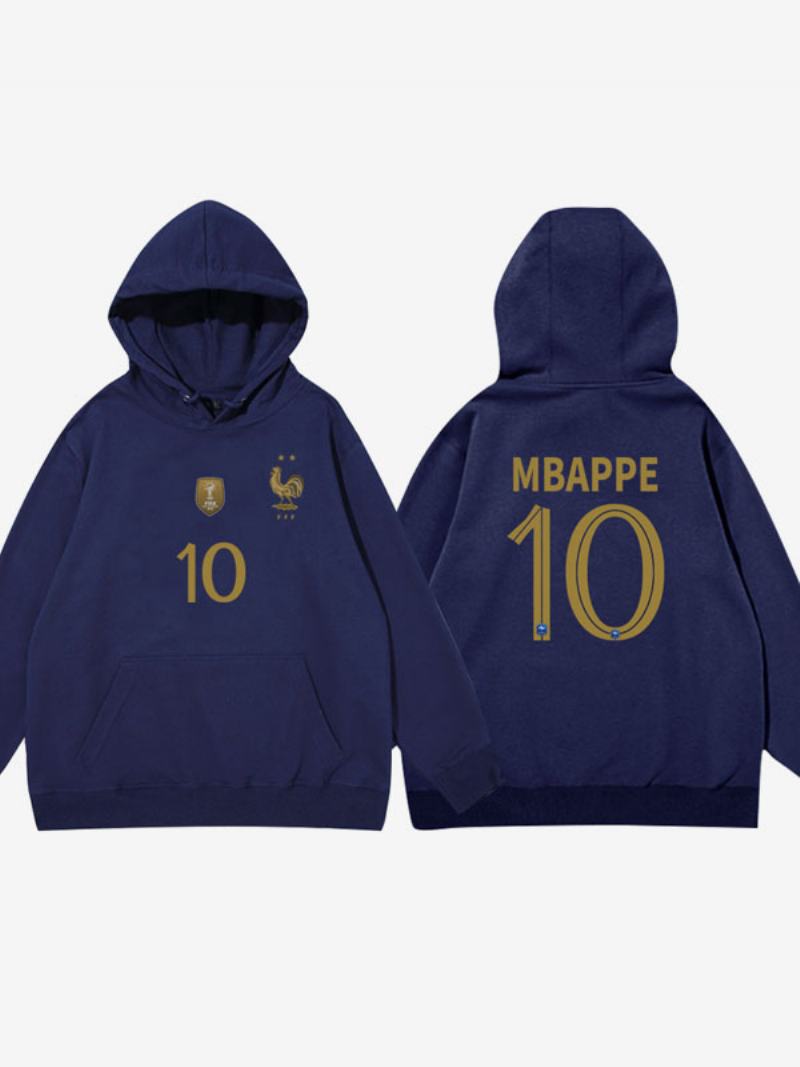 Ανδρικό Παλτό Με Κουκούλα France Team Les Bleus Number 10 Mbappé