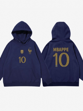 Ανδρικό Παλτό Με Κουκούλα France Team Les Bleus Number 10 Mbappé