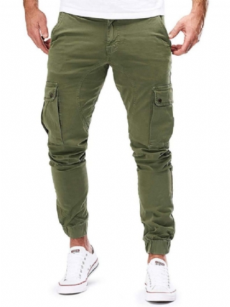 Ανδρικό Παντελόνι Casual Tapered Fit Sweatpants Hunter Green Pants