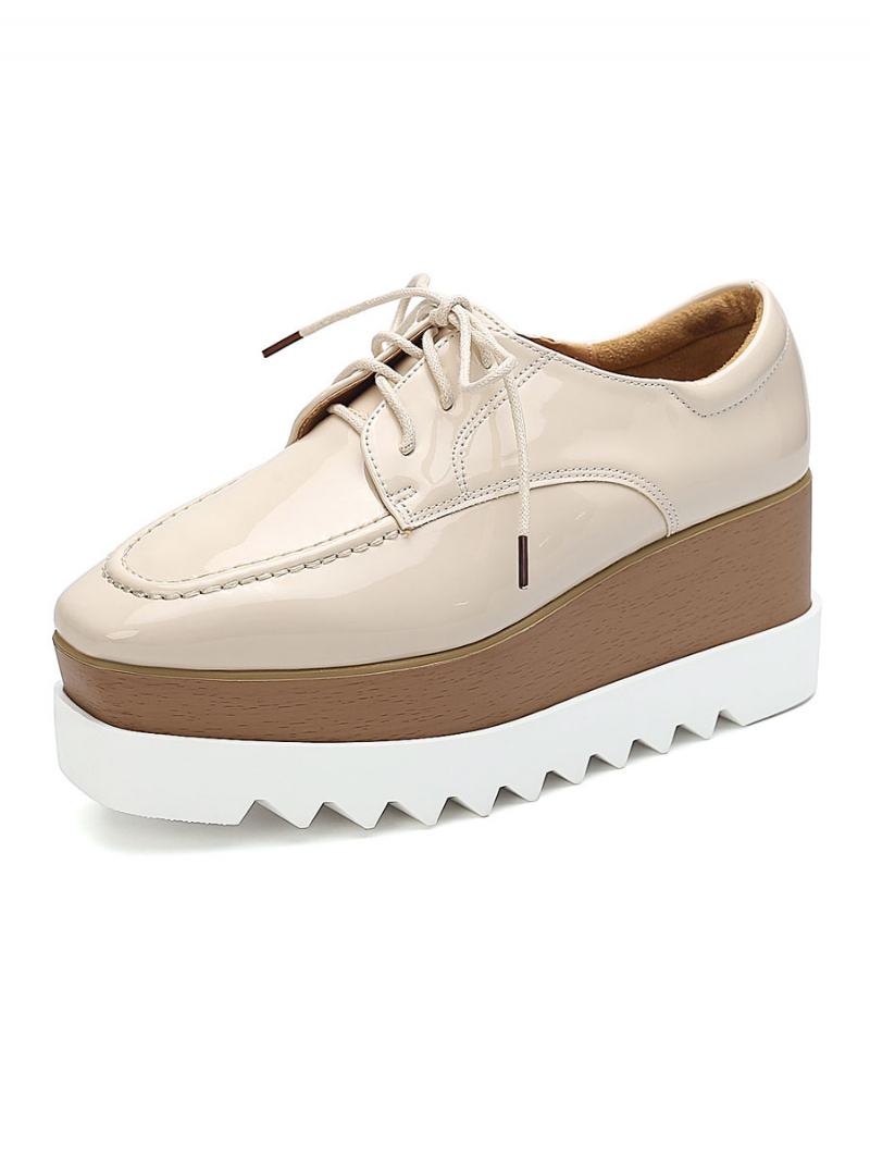 Γυναικεία Flatform Lace Up Oxfords