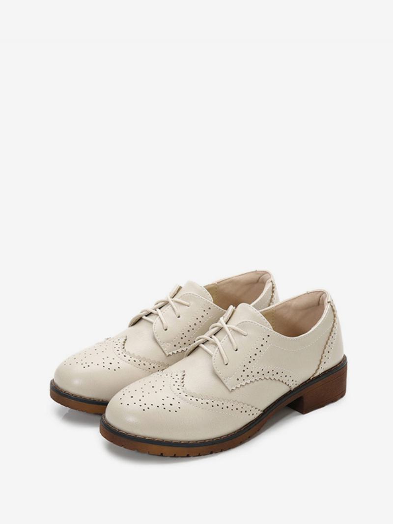 Γυναικεία Lace Up Brogue Wingtips Oxfords