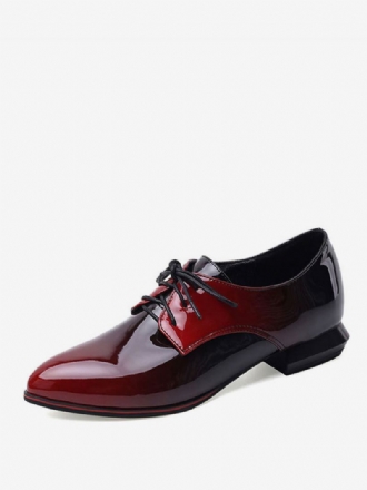 Γυναικεία Ombre Μυτερή Δαντέλα Oxfords