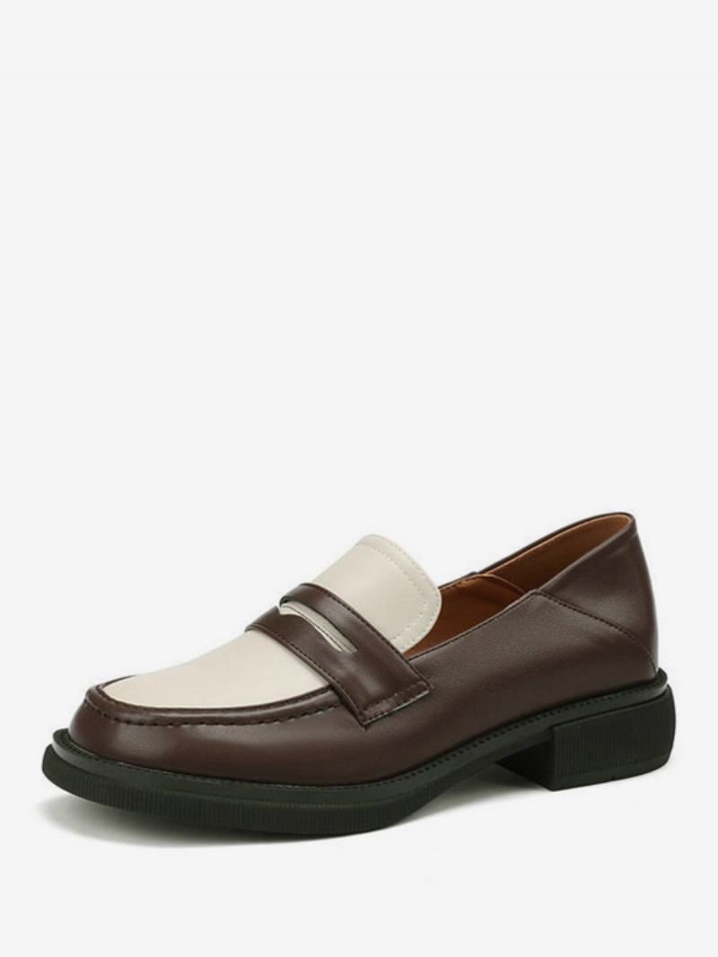 Γυναικεία Ίσια Παπούτσια Penny Loafers Round Toe