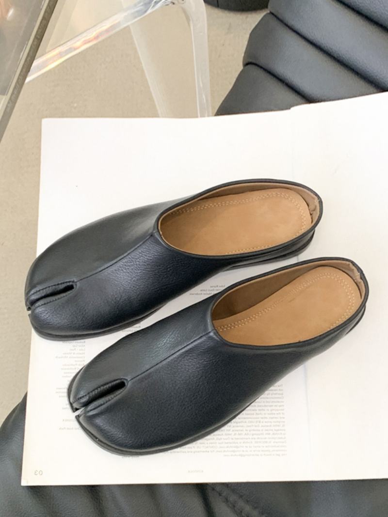 Γυναικεία Μαύρα Τσόκαρα Slip On Finger