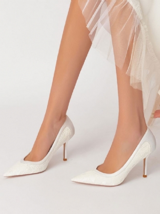 Γυναικεία Νυφικά Παπούτσια Δαντέλα Stiletto Heel Pumps