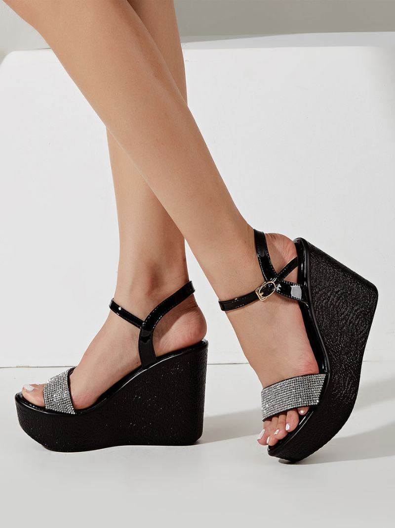 Γυναικεία Στρας Terry Wedge Sandals