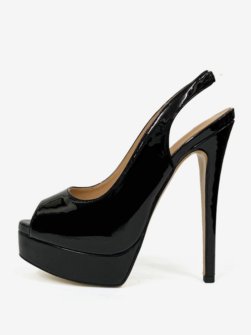 Γυναικεία Ψηλοτάκουνα Peep Toe Platform Stiletto Heel Pumps