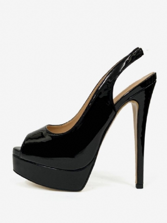 Γυναικεία Ψηλοτάκουνα Peep Toe Platform Stiletto Heel Pumps