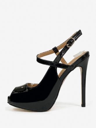 Γυναικεία Ψηλοτάκουνα Peep Toe Stiletto Heel Slingback Pumps