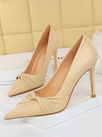 Γυναικείες Γόβες Με Μυτερό Στιλέτο Pumps Chic Καλοκαιρινές Από Βερίκοκο