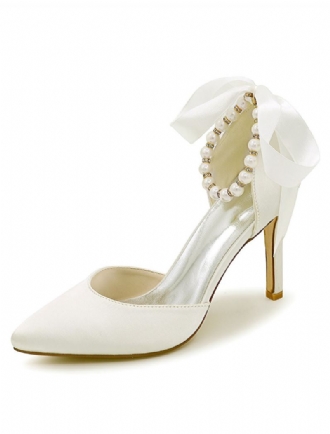 Γυναικείο Λουράκι Για Τον Αστράγαλο Lace Up Wedding Pumps