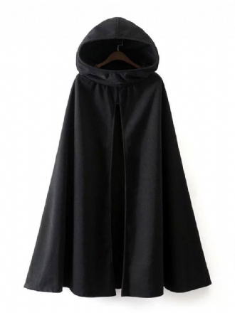 Γυναικείο Παλτό Cape Hoodie Jacket Poncho