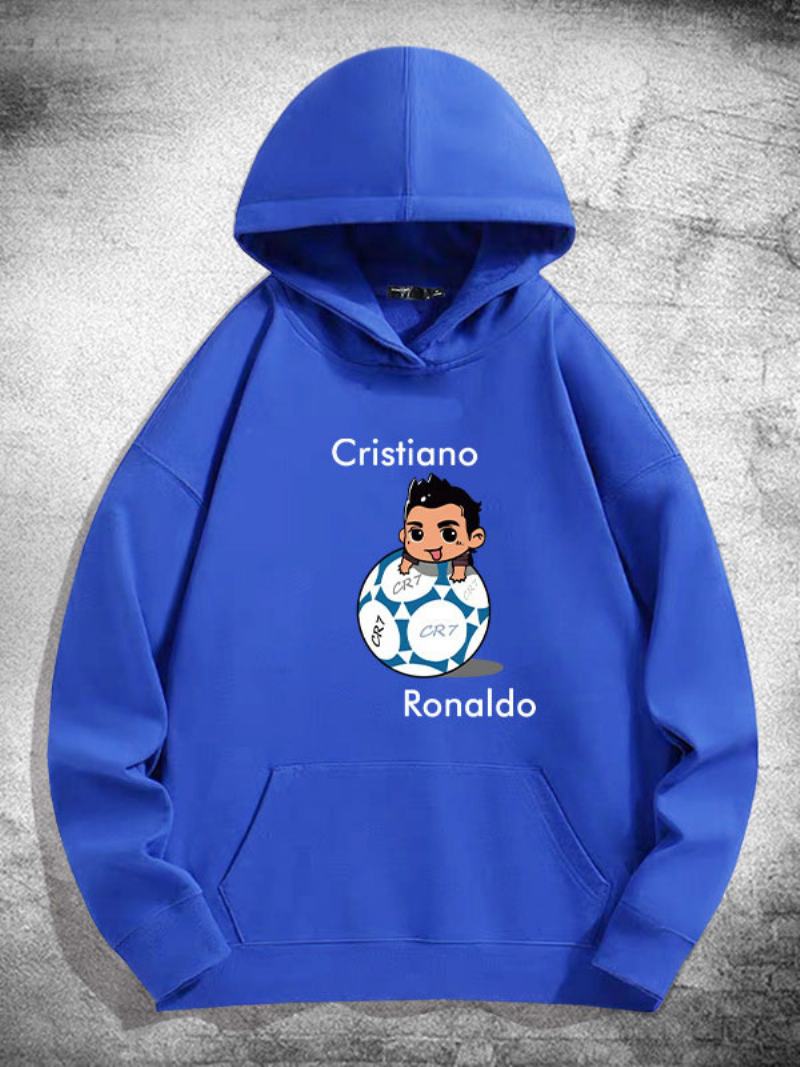 Μακρυμάνικο Ανδρικό Φούτερ Ronaldo - Μπλε