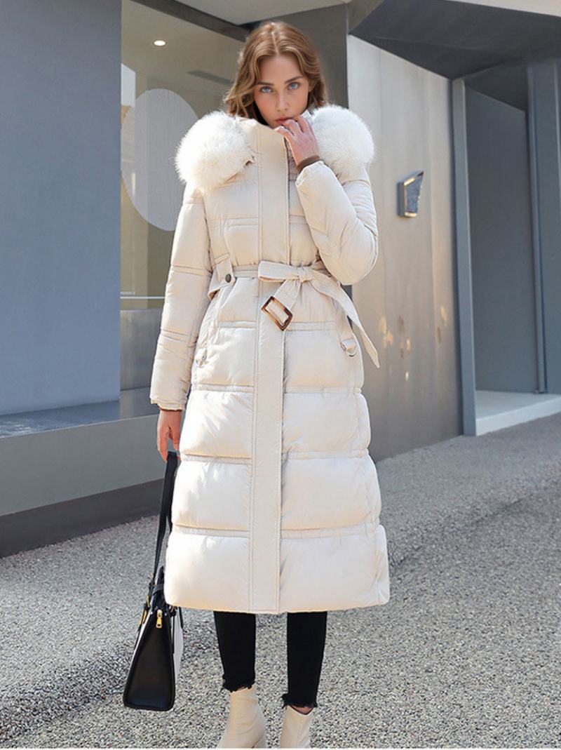 Παλτό Για Γυναικεία Σταντ Γιακά Faux Fur Long Winter Outerwear