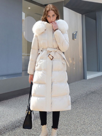 Παλτό Για Γυναικεία Σταντ Γιακά Faux Fur Long Winter Outerwear