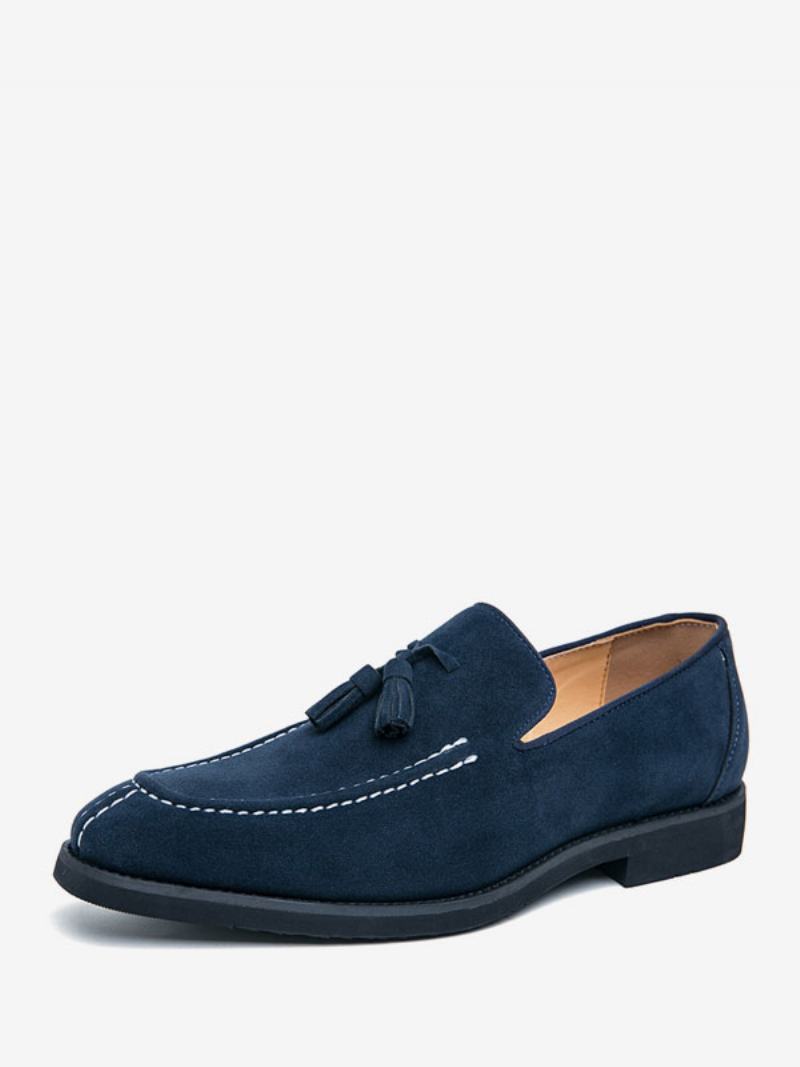 Παπούτσια Loafer Για Άντρες Pu Δερμάτινα Monk Strap Slip-on Prom Party - Μπλε